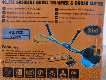 Prodám nepoužitý benzinový křovinořez - 10