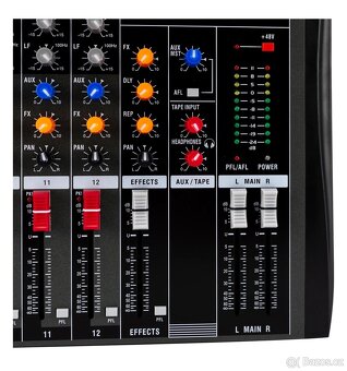 12kanálový studiový audio mixér DJ Sound Controller - 10