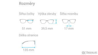 Predám nové dioptrické okuliare - rám VOGUE model 2962 - 10