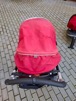Prodám soupravu terénního kočárku Peg Perego GT3, červený - 10