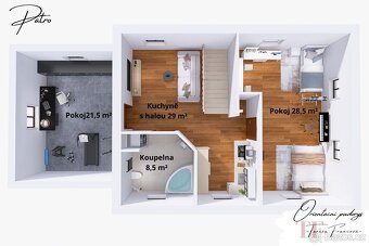 Prodej rodinného domu s plochou 171 m2 a zahradou 820 m2 v o - 10