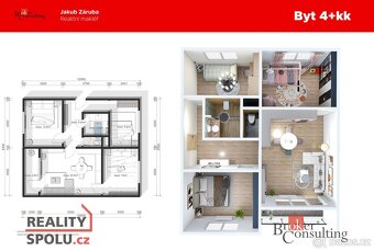 Prodej, byty/4+kk, 74 m2, Mechová 3623/7, Mšeno nad Nisou, 4 - 10