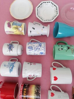 Hrnečky podšálky směs - 10