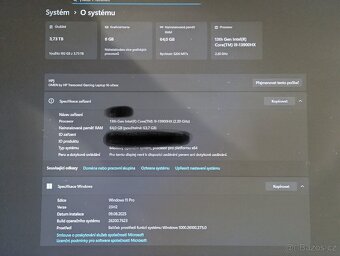 HP Transcend 16, i9 / 64GB RAM/ 4TB SSD / RTX 4070 /zaruka - 10