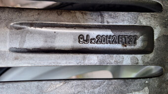 Audi Pompei original R20 9J×20H2 ET37 s pneu 255/35 R20 - 10