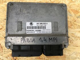 Řídící jednotky, airbag Fabia I - 10