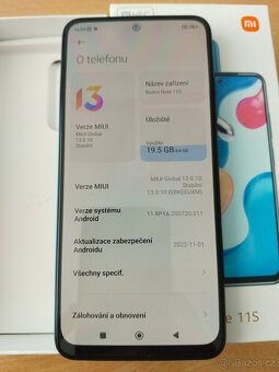Xiaomi Redmi Note 11S 6GB/64GB TWilight Blue, malinko použit - 10