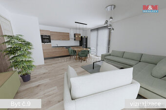 Prodej bytu 3+kk, 72.8 m², Žleby - 10