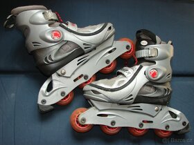 6x Dětské holínky (gumáky), dětské brusle, ploutve měřte - 10