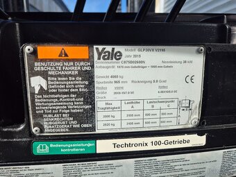 Použitý vysokozdvižný vozík Yale 3t, LPG, rv. 2015 - 10