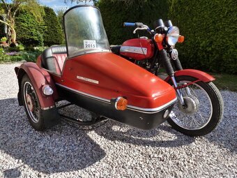 Jawa 350/634 se sidecar Velorex 562 - 10