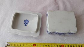 Cibulák 2 druhy popelníků + šperkovnice 1Tř staré značení - 10