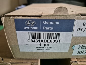 kryty vnějších zrcátek chromové Hyundai i20 (GB) od 2015 C84 - 10