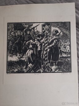Volná grafika soubor 10ks 1955 - 10