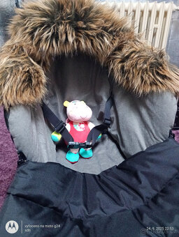 Sáňky Kunert Rocker s fusakem - černé - TOP STAV - 10