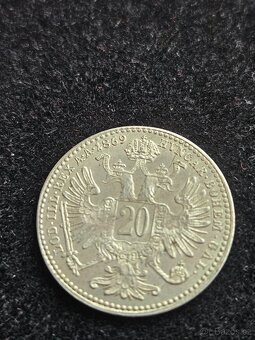 Rakousko Uherské stříbrné mince. - 10