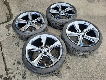 BMW X5, X6 Originál 21" sada style 128 Chromy - 10