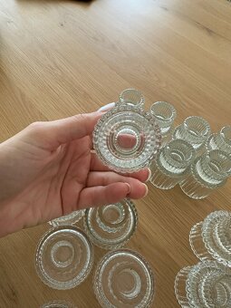 Svícny skleněné 27 kusů - 10