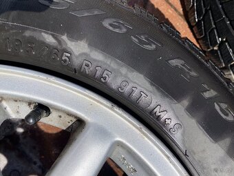Sada kol Alu vč. zimní pneu , Audi 5x112, ET45,7Jx15H2 - 10