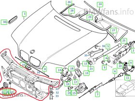 ‼️Přední chladičová stěna - BMW e46 - 10