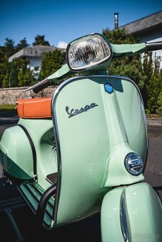 Veterán Piaggio Vespa Scooter VW sidecar (1977) - 10
