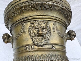 HMOŽDÍŘ BRONZ OBR UNIKÁT 13,6 kg těžký NÁDHERNÝ A JEDINEČNÝ - 10