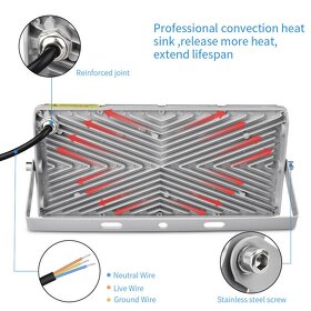 Směrově nastavitelný průmyslový LED reflektor (lampa, světlo - 10