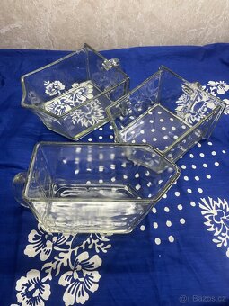 Retro sklenene dozy 2ks - 10