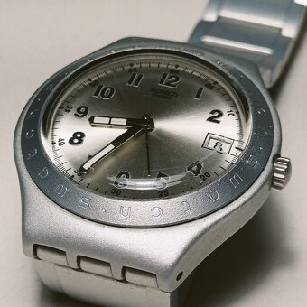 Hodinky Swatch Irony YGS4014AG, stříbrné, hliník - 10