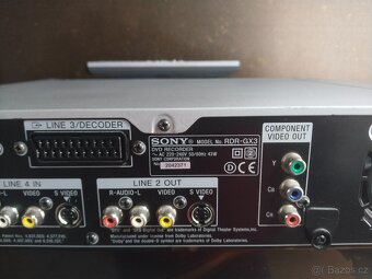 SONY RDR-GX3 DVD Recorder včetně dálkového ovladače - 10