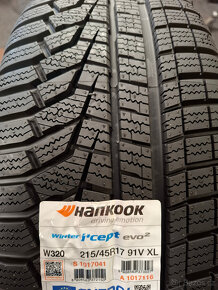 Nový orig. zimní set Škoda Fabia IV - 215/45 R17 Hankook - 10