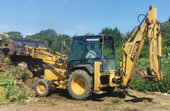 traktorbagr - buldobagr Ford 655c 4x4, teleskop, vidle - 10