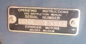 lodní motor EVINRUDE 4,řazení - 10
