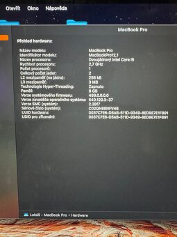 MacBook Pro 13” Retina (2015) – 256 GB SSD - 10