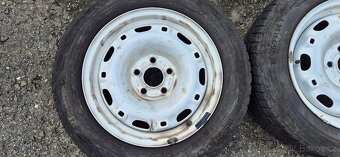 Plechové disky Škoda Fabia 5x100 6x14 ET43 185/60r14 Barum - 10