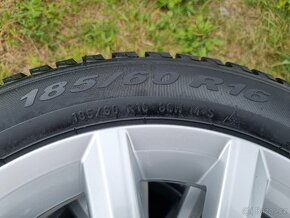 Nová orig.zimní sada VW POLO 16" 5x100 pneu 185/60/16 - 10