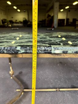 Konferenční zelený mramorový stůl (132033) - 10