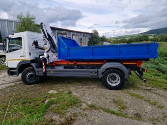 Mercedes Atego 1618 hákový nosič kontejnerů s hyd.rukou - 10