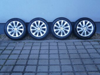 LETNÍ ALU KOLA 5 X 112 ŠKODA SUPERB ORIG. 215 55 17 - 10