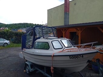 Kajutovy člun 430+Mercury big foot 30efi4T+přívěs - 10