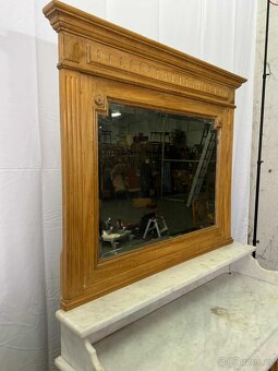 Historická komoda s mramorem a zrcadlem (134013) - 10