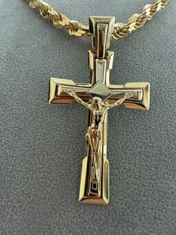 Zlaty kříž - přívěsek 19.67g 585 14k - NOVY NENOŠENÝ ZLATO - 10