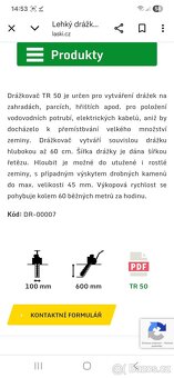 Drážkovač TR50/6,5 do hloubky 50cm - 10