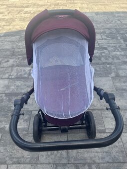 Purpurový kočárek baby design husky - 10