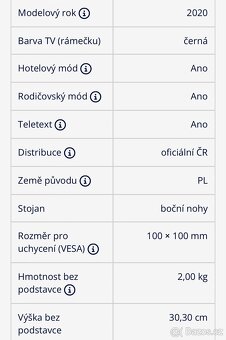 full HD Sencor 22” JAKO NOVÁ - 10