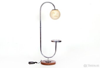 Luxusní funkcionalistická lampa, ořech - 10
