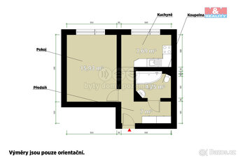 Pronájem bytu 1+1, 38 m², Plasy, ul. Potoční - 10