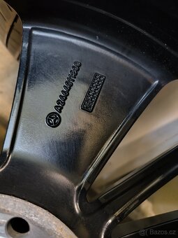 ALU kola Mercedes B 5x112 r18 Originál, pneu 5mm+TPMS - 10