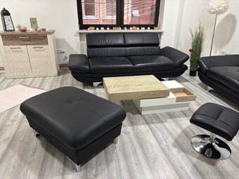 Luxusní sedací souprava  kůže 3+2+1 - 10