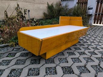 Retro toaletní stolek s opaxitovým sklem, 60. léta - 10